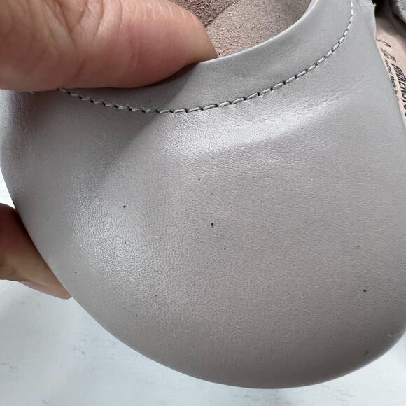 Birkenstock Celina Leather Slip On Grey 1004671 Women’s 5/EU 36 NWB FLAW Regular - Picture 12 of 13